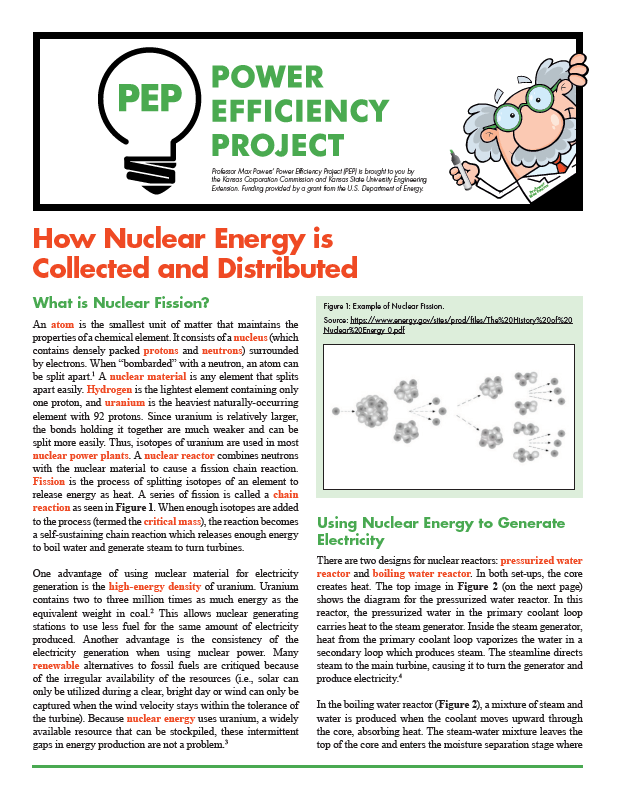 Nuclear Energy Fact Sheet