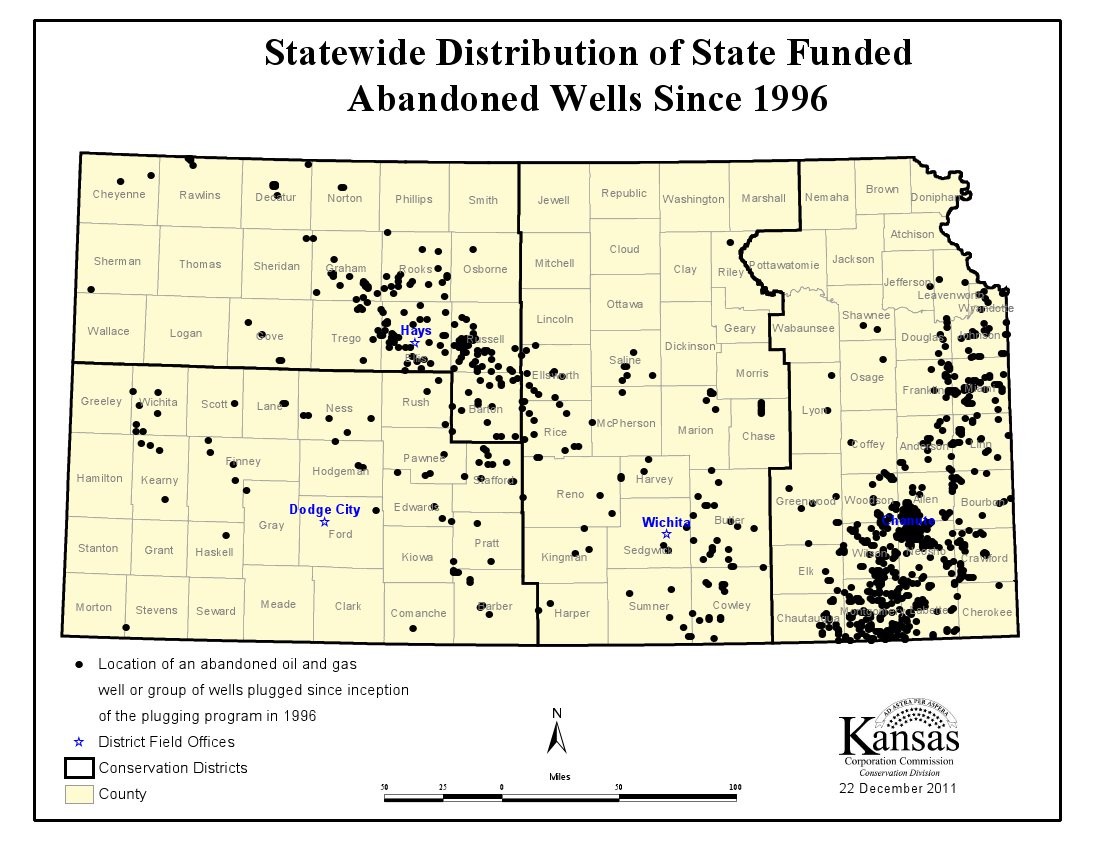 Kansas Oil And Gas Map - Squaw Valley Trail Map